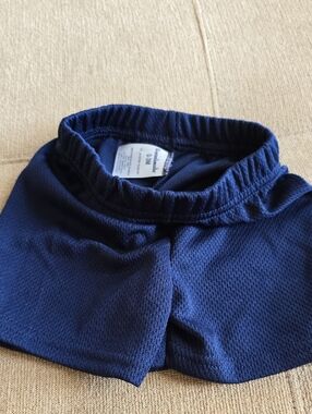 Navy Mesh Athletic Shorts